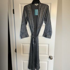 NEW with Tags - Alexander Del Rossa Long Satin Robe